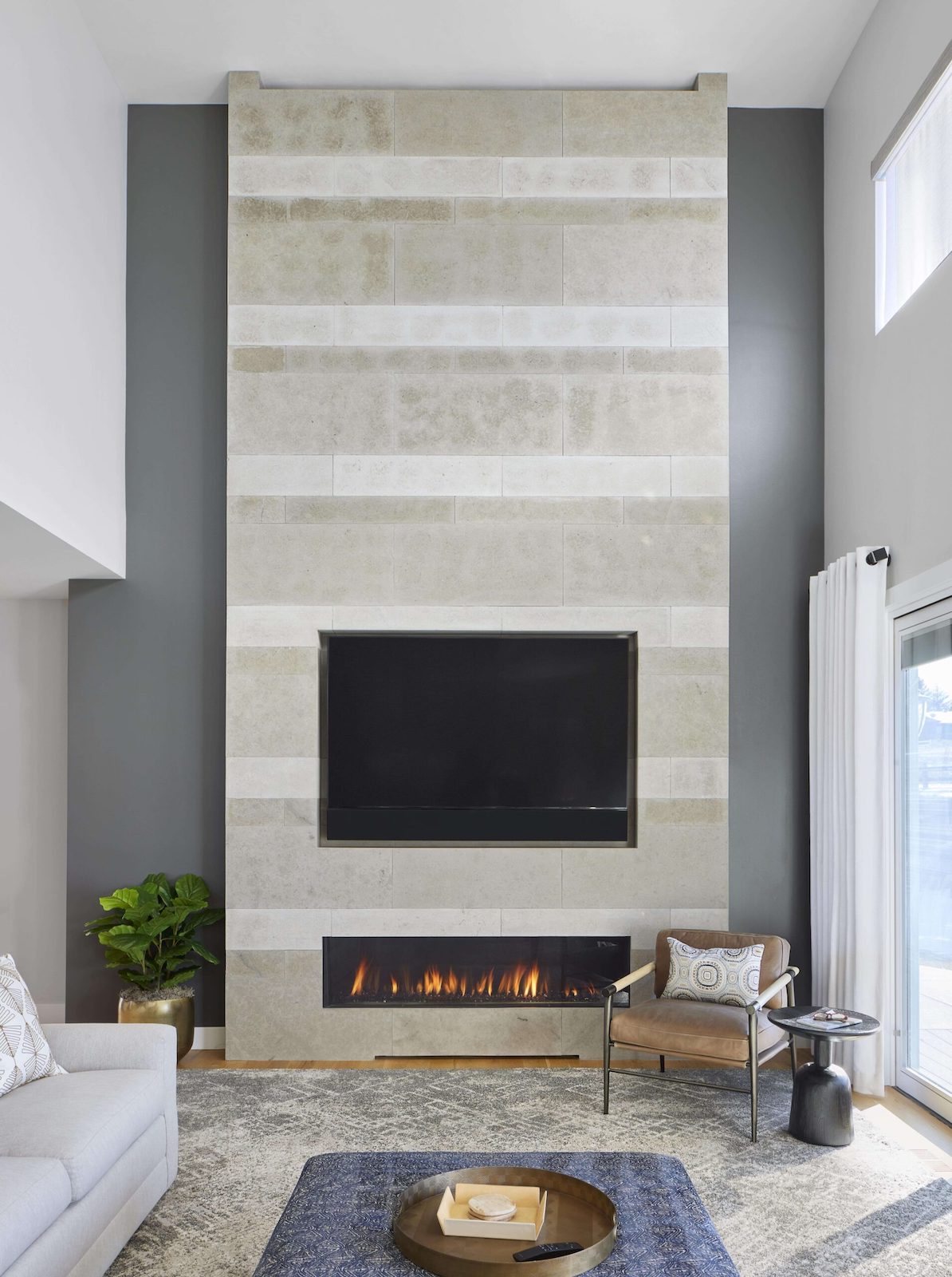 luxury fire place design